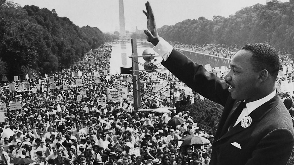 Martin Luther King Jr. Waving